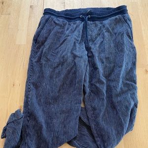Athleta linen joggers